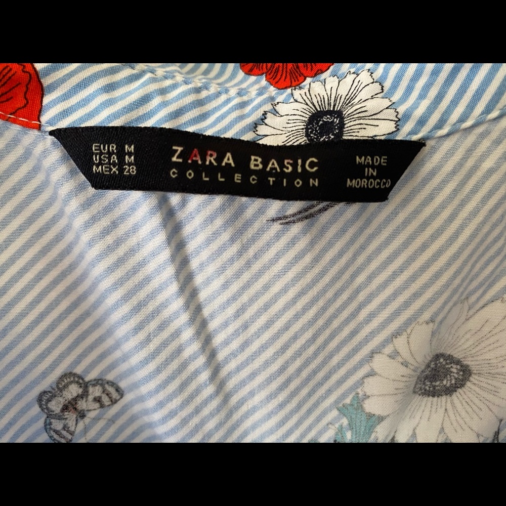 Zara Basic Collection Floral Blouse - Picture 5 of 7